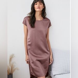 Eileen Fisher Sleepwear by Garnet Hill Silk/Cotton Nightgown